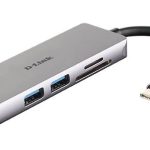 Routers D-link  5-in-1 USB-C  Hub with HDMI and SD/microSD Card Reader DUB-M530	 0.11 m 