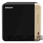 Flash drive QNAP  TS-464-8G 4-Bay desktop NAS, Intel® Celeron® N5105/N5095 quad-core, 8 GB onboard not expandable, 4 x 3.5"/2.5" SATA 6Gb/s drive bays, 2 