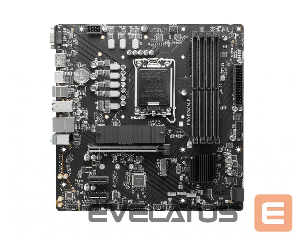 Motherboard for Intel processors MSI PRO B760M-P DDR4