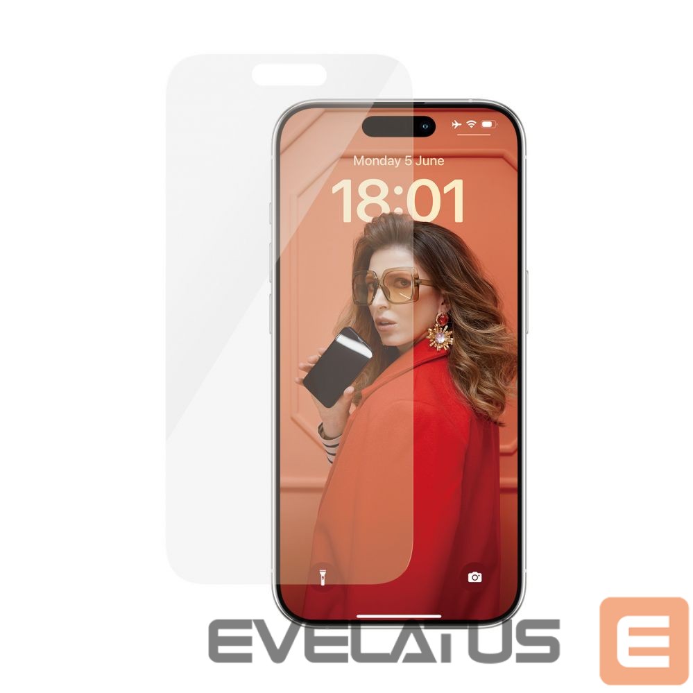 Back panel cover PanzerGlass Screen Protector iPhone 2023 6.1 Pro | Classic Fit