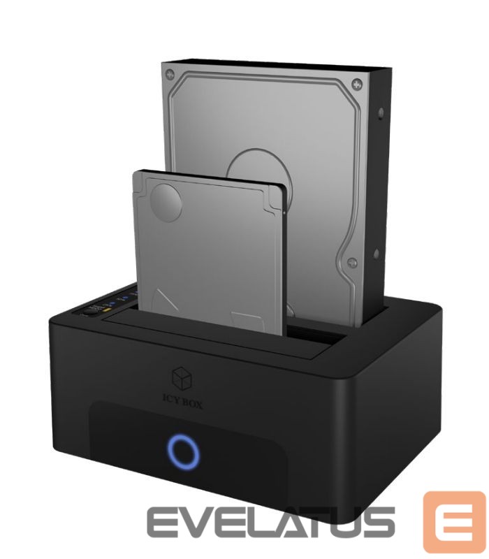 Other Computer Accessory Raidsonic Icy Box IB-1232CL-U3 Dockingstation, 2x SATA 2,5" and/or 3,5" to 1x USB 3.2 Gen 1 Host + UASP