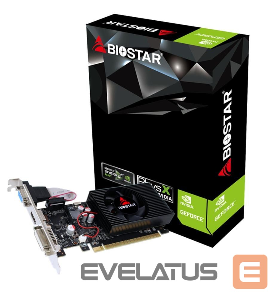 Graphic card / Video cards BIOSTAR Graphics Card||NVIDIA|GeForce GT 730|700 MHz|2 GB|GDDR3|128 bit|PCI Express 2.0|Active|VN7313THX1