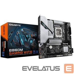Motherboard for Intel processors Gigabyte  Mainboard||Intel B860 Express|LGA1851|Micro-ATX|Memory DDR5|Memory slots 2|B860MGAMINGWIFI6 