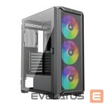 Computer case XILENCE  Case||ATX/micro ATX/Mini-ITX|Black|Midi Tower|PC|XG161 