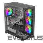 Computer case XILENCE  Case||ATX/micro ATX/Mini-ITX|Black|Midi Tower|PC|X818.ARGB 