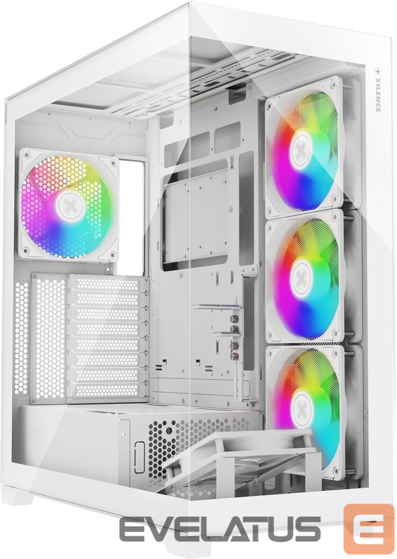 Computer case XILENCE Case||ATX/micro ATX/Mini-ITX|White|Midi Tower|PC|X818.W.ARGB