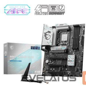 Motherboard for Intel processors MSI  Mainboard||Intel B860 Express|LGA1851|Memory DDR5|Memory slots 4|B860GAMINGPLUSWIFI 