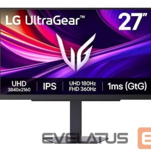 Monitor LG  LCD Monitor||27 "|3840 x 2160 pixels|4K Ultra HD|Native aspect ratio 16:9|LCD|Flat|27G810A-B.AEK 