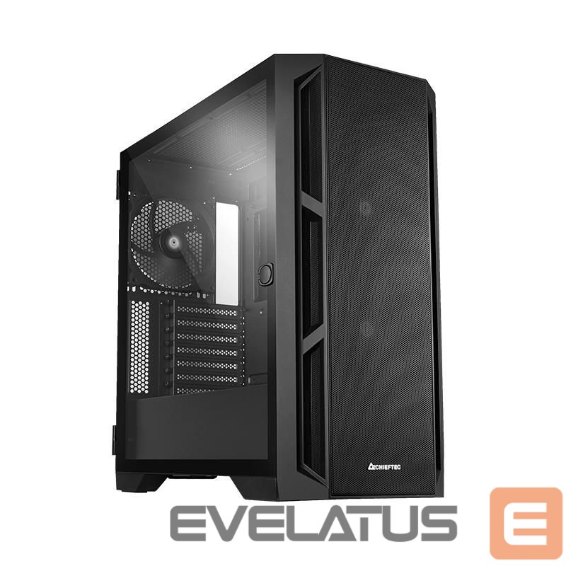 Computer case Chieftec Case||GA-01B-M-OP|MidiTower|Not included|ATX|MicroATX|MiniITX|Colour Black|GA-01B-M-OP
