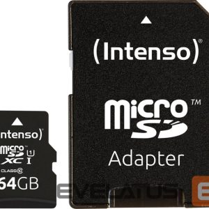 Other Computer Accessory Intenso  MEMORY MICRO SDXC 64GB UHS-I/W/ADAPTER 3423490 