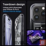 Other goods Spigen  Spigen Ultra Hybrid Mag Case with MagSafe for iPhone 15 Pro - Dark Gray (Zero One Pattern) 