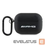 Other goods Mercedes-Benz  AMG AMAP2SLWK AirPods Pro 2 (2022/2023) cover black/black Leather White Logo 