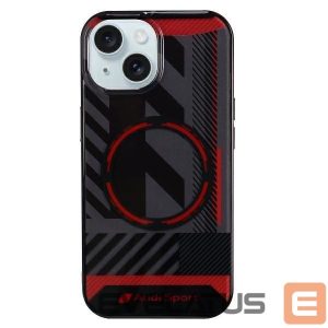 Other goods Audi  Audi IML Sport MagSafe Case iPhone 15 / 14 / 13 6.1" black/black hardcase AU-IMLMIP15-RSQ/D2-BK 