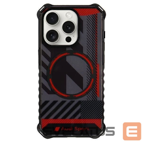 Other goods Audi Audi IML Sport MagSafe Case iPhone 15 Pro 6.1" black/black hardcase AU-IMLMIP15P-RSQ/D2-BK