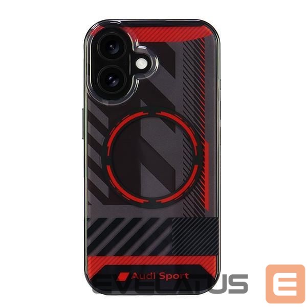 Other goods Audi Audi IML Sport MagSafe iPhone 16 6.1" black/black hardcase AUS-IMLMIP16-RSQ/D2-BK