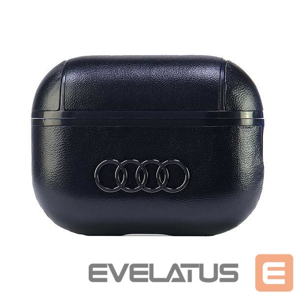 Other goods Audi Audi Leather Big Logo AirPods Pro 2 cover black/black AU-APP2-GT/D3-BK