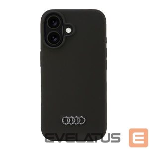 Other goods Audi  Audi Silicone Case iPhone 16 6.1" black/black hardcase AU-LSRIP16-Q3/D1-BK 