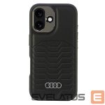 Other goods Audi  Audi Synthetic Leather MagSafe iPhone 16 6.1" black/black hardcase AU-TPUPCMIP16-GT/D3-BK 