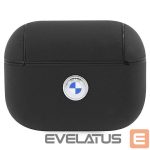 Other goods BMW  BMW BMAP2SSLBK AirPods Pro 2 (2022/2023) cover black/black Geniune Leather Silver Logo 