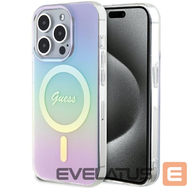 Other goods Guess Guess GUHMP15XHITSU iPhone 15 Pro Max 6.7" purple/purple hardcase IML Iridescent MagSafe