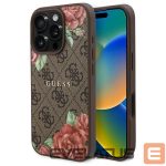 Other goods Guess  Guess GUHMP16LP4ROPEMCW iPhone 16 Pro 6.3" brown/brown hardcase 4G Flowers Print MagSafe 
