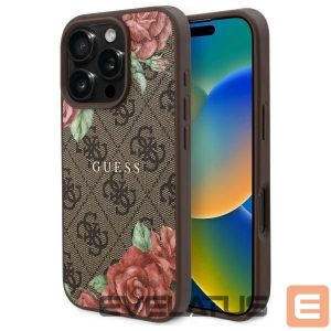 Other goods Guess  Guess GUHMP16LP4ROPEMCW iPhone 16 Pro 6.3" brown/brown hardcase 4G Flowers Print MagSafe 