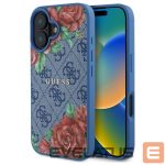 Other goods Guess  Guess GUHMP16SP4ROPEMCB iPhone 16 6.1" blue/blue hardcase 4G Flowers Print MagSafe 