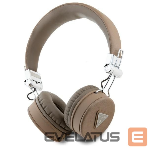 Other goods Guess Guess Bluetooth ENC GUBH70PGTSPSW Brown Grained Classic Round Shape Headphones