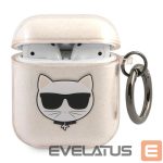 Other goods Karl Lagerfeld  Karl Lagerfeld Glitter Choupette Case for AirPods 1 / 2 - Gold 