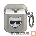 Other goods Karl Lagerfeld  Karl Lagerfeld KLA2UCHGK AirPods 1/2 cover black/black Glitter Choupette 