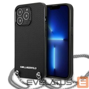 Other goods Karl Lagerfeld  Karl Lagerfeld Monogram Plaque Case for iPhone 13 Pro / 13 6.1" - Blackx 
