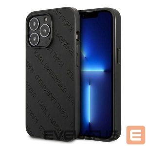 Other goods Karl Lagerfeld  Karl Lagerfeld Perforated Allover Case for iPhone 13 Pro / 13 6.1" - Black 