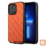 Back panel cover Karl Lagerfeld  Karl Lagerfeld Perforated Allover Case for iPhone 13 Pro / 13 6.1" - Orange 