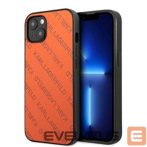 Other goods Karl Lagerfeld  Karl Lagerfeld Perforated Allover Case for iPhone 13 / 14 / 15 6.1" - Orange 