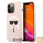 Other goods Karl Lagerfeld  Karl Lagerfeld Silicone Karl`s Head Case for iPhone 13 Pro Max 6.7" - Light Pink 