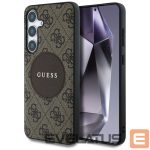 Other goods Guess  Guess 4G Round Patch Classic Logo MagSafe Case for Samsung Galaxy S25 Plus Brown 