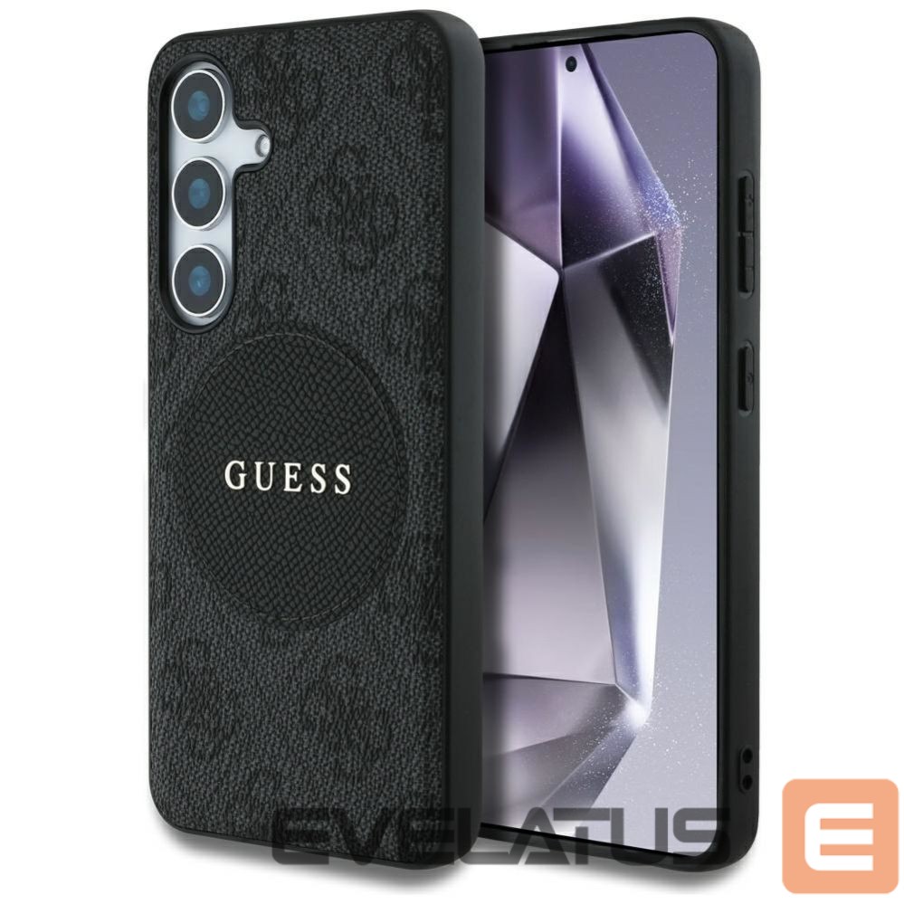 Other goods Guess Guess 4G Round Patch Classic Logo MagSafe case for Samsung Galaxy S25 Plus black