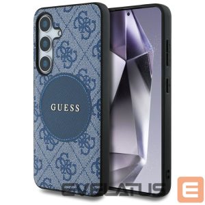 Other goods Guess  Guess 4G Round Patch Classic Logo MagSafe case for Samsung Galaxy S25 Plus blue 
