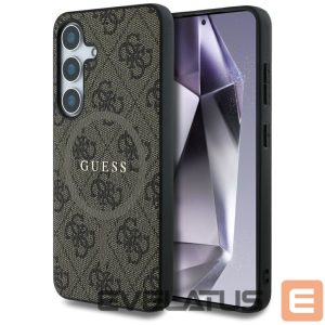 Other goods Guess  Guess Leather 4G Colored Ring Classic Logo MagSafe Samsung Galaxy S25 case brown 