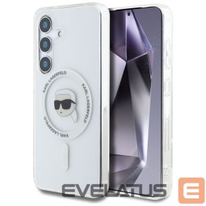 Other goods Karl Lagerfeld  Case Karl Lagerfeld Button Karl Head Printed Logo MagSafe Samsung Galaxy S25 white 