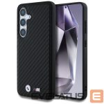 Other goods BMW  BMW Leather Carbon MagSafe Case for Samsung Galaxy S25 - Black 