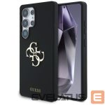 Other goods Guess  Guess Silicone Big 4G Logo Bottom Script case for Samsung Galaxy S25 Ultra - black 