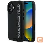 Other goods Karl Lagerfeld  Karl Lagerfeld HC 3D Rubber Elongated Glitter iPhone 16 Case - Black 