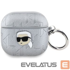 Other goods Karl Lagerfeld  Karl Lagerfeld Monogram Karl Head case for AirPods 4 - silver 