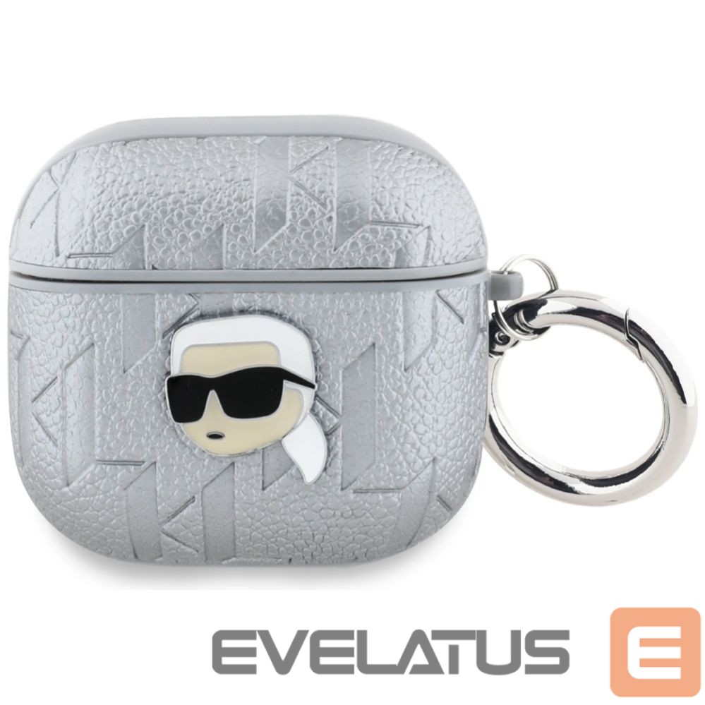 Other goods Karl Lagerfeld Karl Lagerfeld Monogram Karl Head case for AirPods 4 - silver