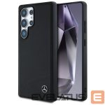 Other goods Mercedes-Benz  Mercedes Leather Horizontal Debossed Curves MagSafe Case for Samsung Galaxy S25 Ultra - Black 