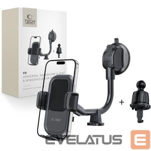Other goods Tech-Protect  Tech-Protect V8 Car Holder for Dashboard, Windshield or Air Vent Mount - Black 