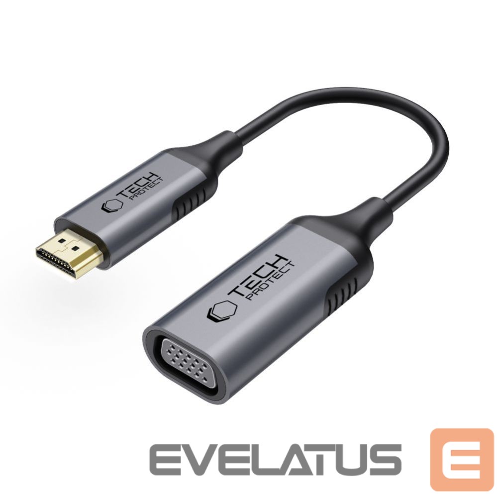 Other goods Tech-Protect Tech-Protect UltraBoost HDMI / VGA FULL HD 60 Hz adapter - black