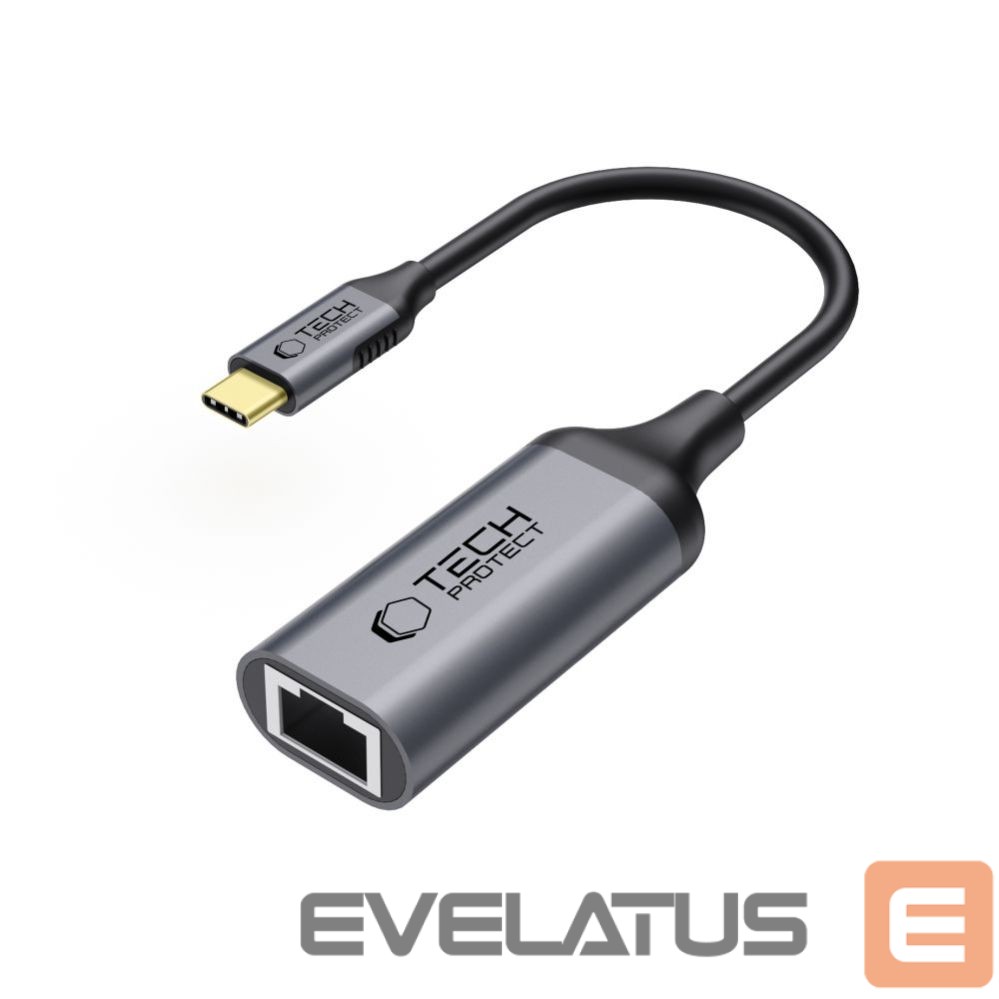 Other goods Tech-Protect Tech-Protect UltraBoost USB-C to Ethernet RJ45 1000Mbps Adapter - Black