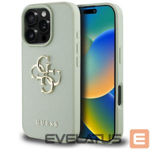 Other goods Guess  Guess Grained Big 4G Logo Small Classic Logo case for iPhone 16 Pro Max - green 